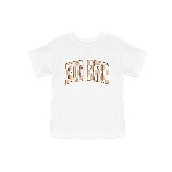 Big Bro Checkered Toddler Short Sleeve Graphic Tee