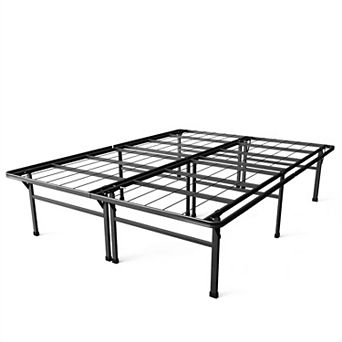 Full Size 18-inch High Rise Folding Metal Platform Bed Frame