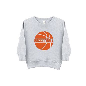Basketball With Ball Toddler Graphic Sweatshirt