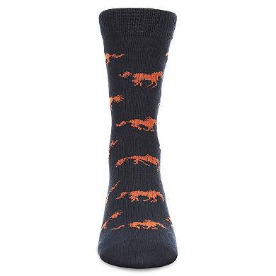 Boys' Galloping Horse Cotton Crew Socks