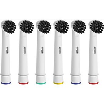 Pursonic Replacement Toothbrush Heads Charcoal Infused Bristles Compatible With Oral B