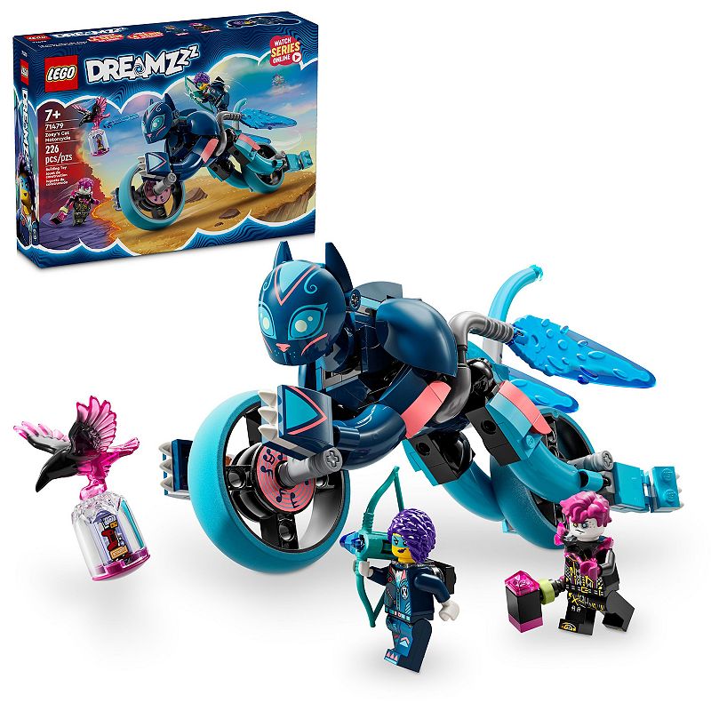 UPC 673419389396 product image for LEGO DREAMZzz Zoey's Cat Motorcycle Bike Toy 71479 Building Kit (226 Pieces), Mu | upcitemdb.com