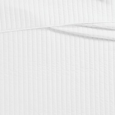 Brooklyn Loom 3-Piece Oversized Cotton Percale Quilt Set