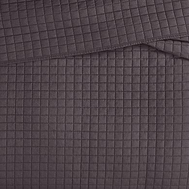 Brooklyn Loom Linen Charcoal Quilt Set