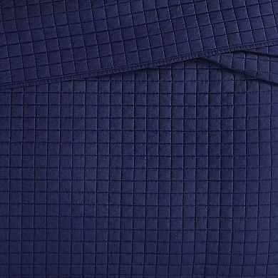 Brooklyn Loom Linen Navy Blue King Quilt Set