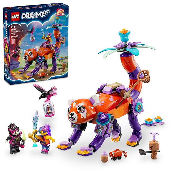 LEGO DREAMZzz Izzie's Dream Animals Toy Set, 3 Animal Building Options 71481