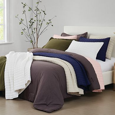 Brooklyn Loom 3 Pc White Quilt Set