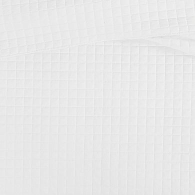 Brooklyn Loom 3 Pc White Quilt Set