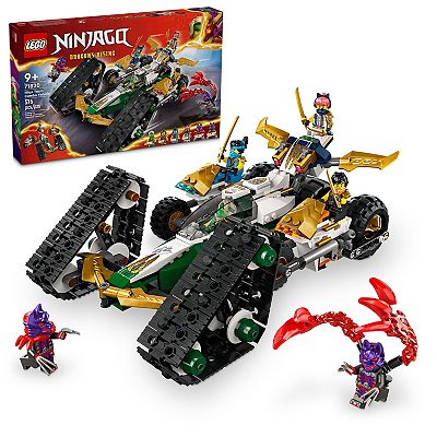 LEGO NINJAGO Ninja Team Combo Vehicle 4 in 1 Ninja Playset 71820 Building Kit 576 Pieces