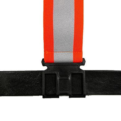 Perry Suspenders Big & Tall Elastic Hook End Reflective Suspenders