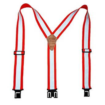Big & Tall Elastic Hook End Reflective Suspenders