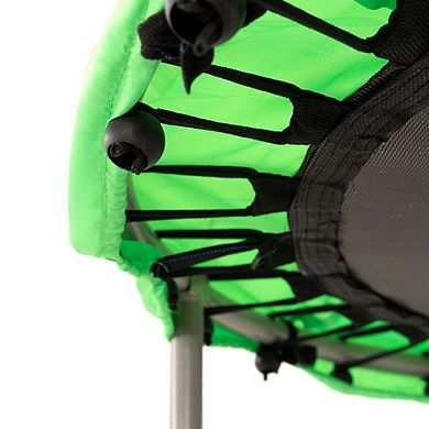Skywalker Trampolines 36 Inch Round Indoor Mini Trampoline, Rebounder For Kids, Green