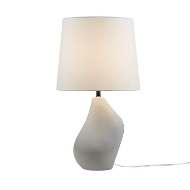 INK+IVY ZenGlossy Asymmetrical Ceramic Table Lamp