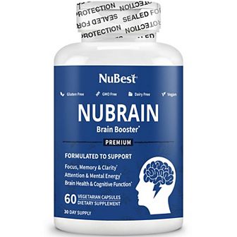 NuBest NuBrain, For Brain Health, Focus & Memory, 60 Vegan Capsules