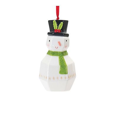 Whimsical Santa And Snowman Ornament (Set Of 6)
