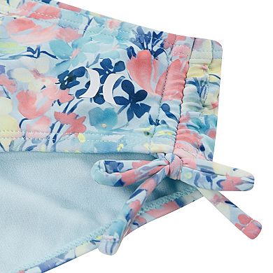 Girls 7-16 Hurley UPF Floral Bow Tankini & Classic Rise Bottoms 2-Piece Swim Set
