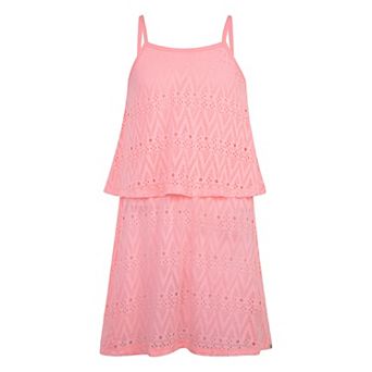 Girls 7-16 Hurley Mesh Lace Swim Coverup Dress