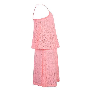 Girls 7-16 Hurley Mesh Lace Swim Coverup Dress