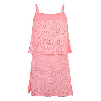 Girls 7-16 Hurley Mesh Lace Swim Coverup Dress