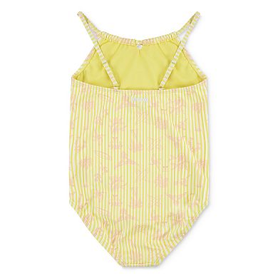 Girls 7-16 Hurley UPF Stripe Printed Bow One-Piece Swimsuit