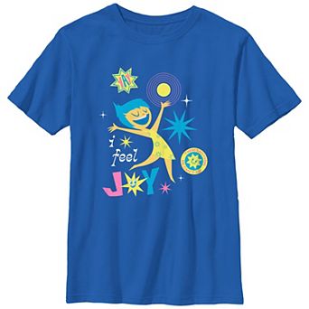Disney / Pixar's Inside Out 2 I Feel Joy Boys 8-20 Graphic Tee