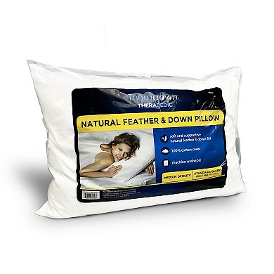 Theradown™ by Therapedic™ Natural Feather & Down Pillow