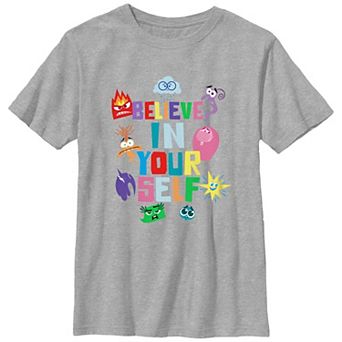 Disney / Pixar's Inside Out 2 Believe In Yourself Boys 8-20 Graphic Tee