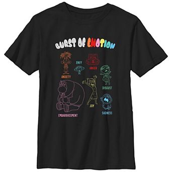 Disney / Pixar's Inside Out 2 Burst Of Emotion Boys 8-20 Graphic Tee