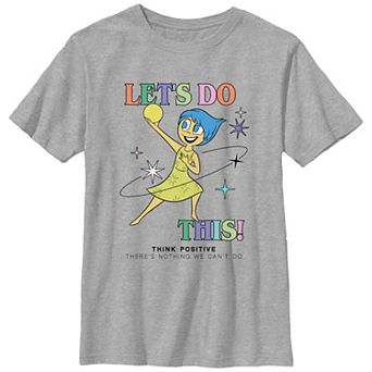 Disney / Pixar's Inside Out 2 Let's Do This Think Positive Boys 8-20 Graphic Tee