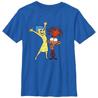 Disney / Pixar's Inside Out 2 Joy And Anxiety Boys 8-20 Graphic Tee