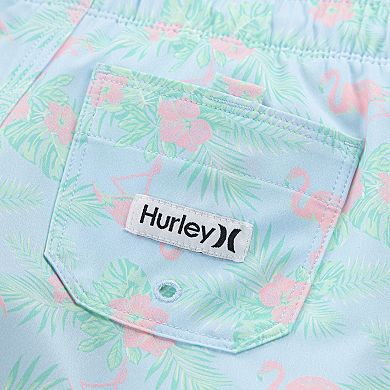 Boys 4-20 Hurley Flamingo Pull-On Swim Trunks