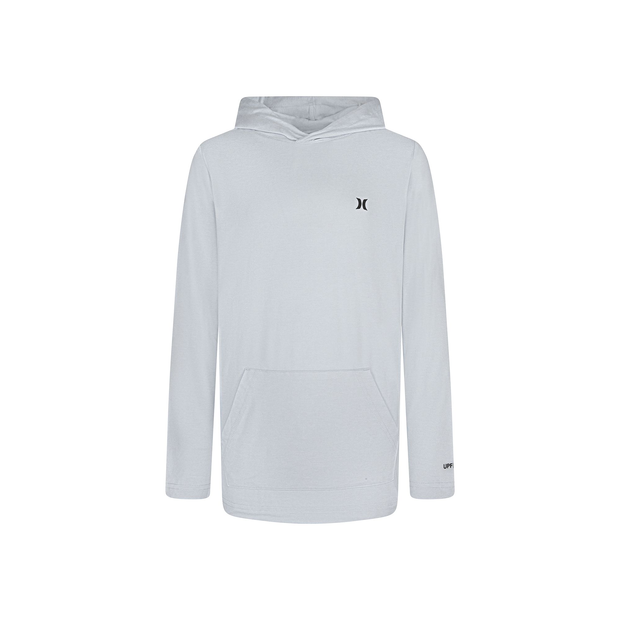 Boys 4-20 Hurley UPF 50+ Hooded Pullover T-shirt, Boys, Size: 8, Gray Grey