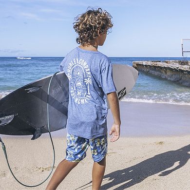 Boys 4-20 Hurley Doodle Isle Tropical Print Swim Boardshorts