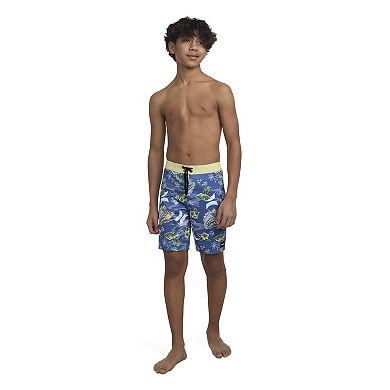 Boys 4-20 Hurley Doodle Isle Tropical Print Swim Boardshorts