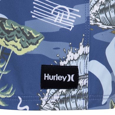 Boys 4-20 Hurley Doodle Isle Tropical Print Swim Boardshorts