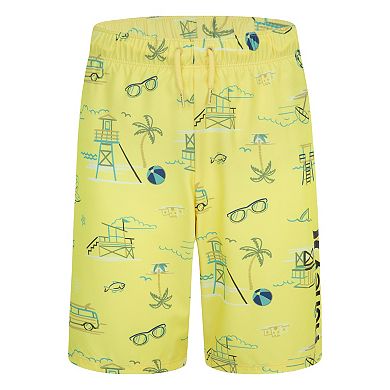 Boys 4-7 Hurley UPF H20-DRI Lifeguard Top & Swim Trunks 2-Piece Set
