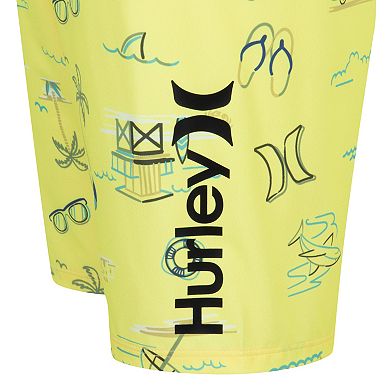 Boys 4-7 Hurley UPF H20-DRI Lifeguard Top & Swim Trunks 2-Piece Set