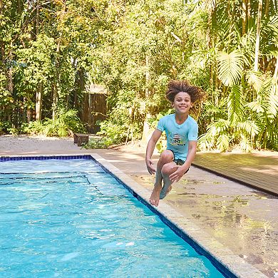 Boys 4-7 Hurley UPF H20-DRI Lifeguard Top & Swim Trunks 2-Piece Set