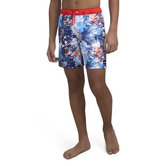 Boys 4-20 Hurley Distorted Palm Pull-On Swim Trunks