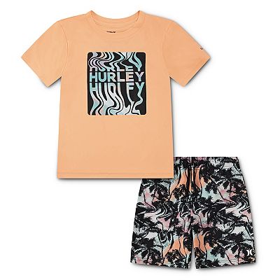 セットFCRB Hurley RASH GUARD、 SWIM SHORTS Amazon.com: Hurley Womens Two Piece Rash Guard & Swim Shorts, Long