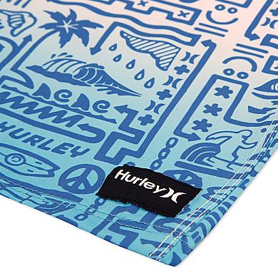 Boys 4-20 Hurley Squiggle Ombre Swim Boardshorts
