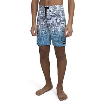 Boys 4-20 Hurley Squiggle Ombre Swim Boardshorts