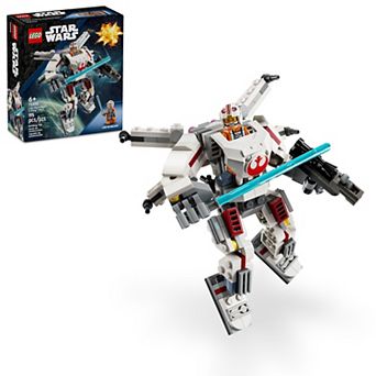 LEGO Star Wars Luke Skywalker X-Wing Mech Buildable Action Figure 75390 Building Kit (195 Pieces)