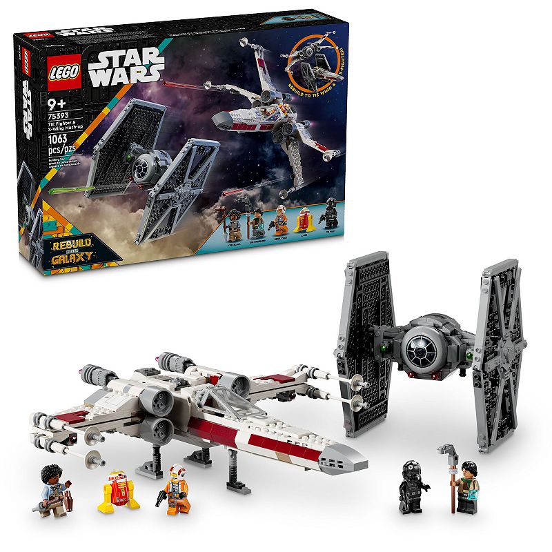 LEGO - Star Wars TIE Fighter & X-Wing Mash-up Building Set for Kids 75393