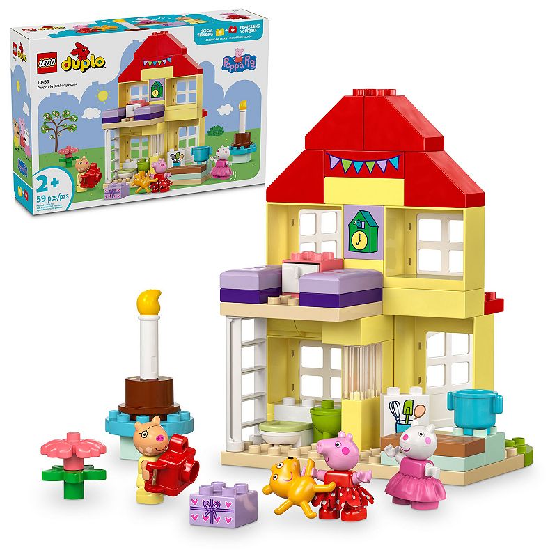 UPC 673419389051 product image for LEGO DUPLO Peppa Pig Birthday House 10433 Building Kit (59 pieces), Multi | upcitemdb.com