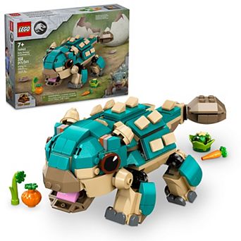 LEGO Jurassic World Baby Bumpy: 358 pc Ankylosaurus Dinosaur 76962 Building Kit