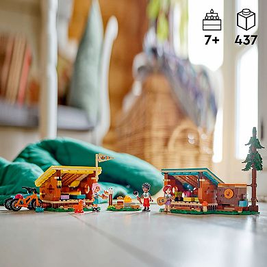 LEGO Friends Adventure Camp Cozy Cabins 42624 Building Kit (437 pieces)