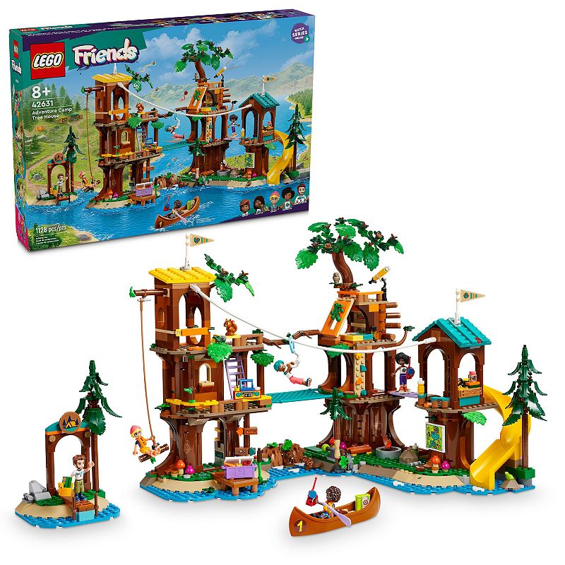 LEGO - Friends Adventure Camp Tree House Toy with Doll Accessories 42631