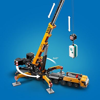 LEGO City Yellow Mobile Construction Crane Toy Set - 1116 Pieces main image 1