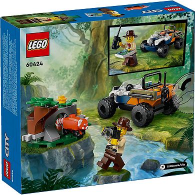 LEGO City Jungle Explorer ATV Red Panda Mission Car 60424 Building Kit (92 pieces)